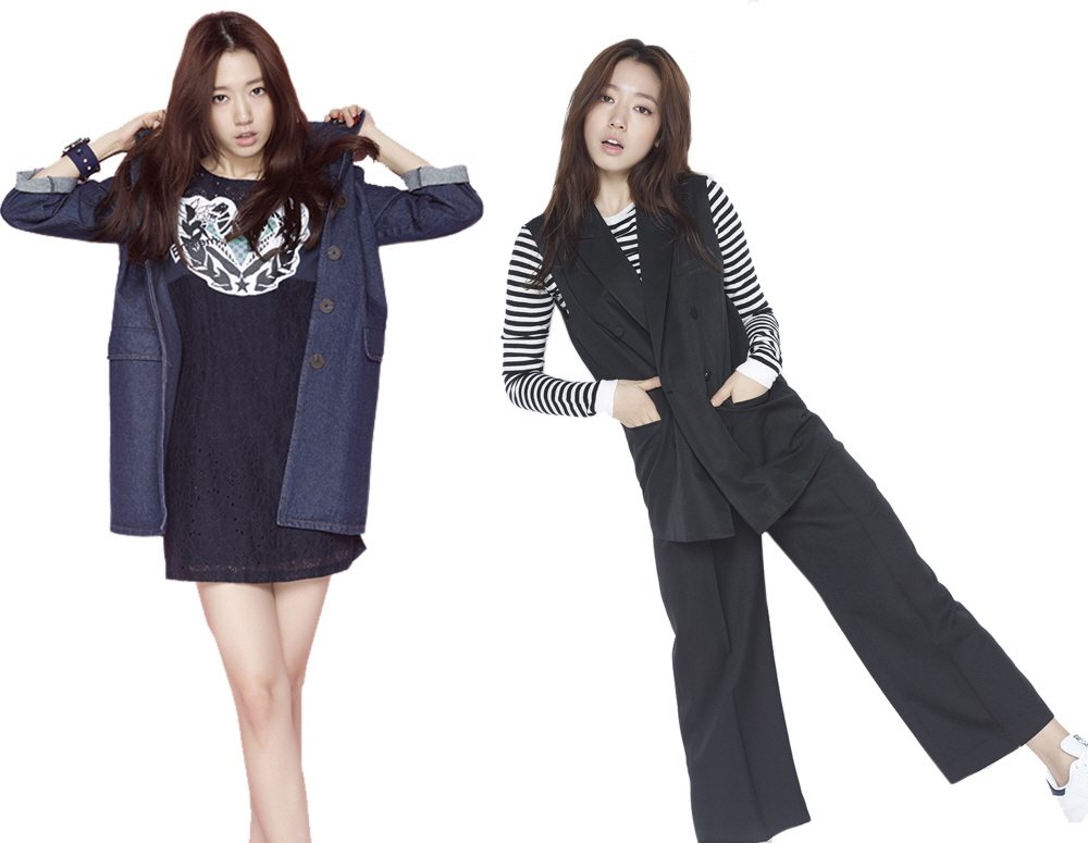 박신혜 놈코어 패션, 데님 VS 블랙&화이트 룩 | 6