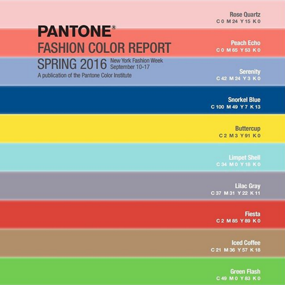 세정 코코로박스 2016 S/S 컬러 트렌드, ‘팬톤이 선정한 올해의 컬러’