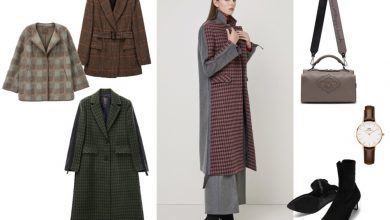 무채색 겨울 패션, 컬러 VS 체크 7 체크 패션