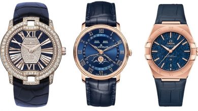 블루 다이얼 워치