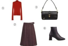 플리츠스커트스타일링