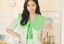 손나은패션여름트위드셋업스타일링