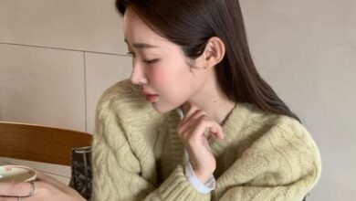 차정원패션니트가디건스타일링