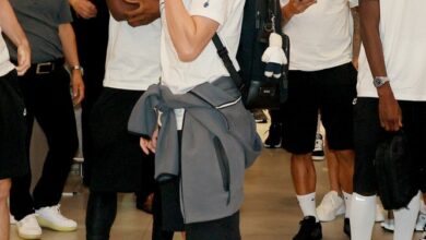 손흥민공항패션손흥민스타일