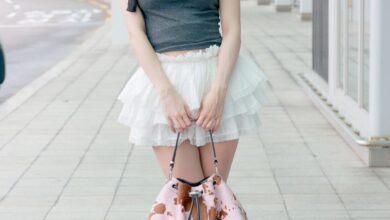 여자아이들미연공항패션