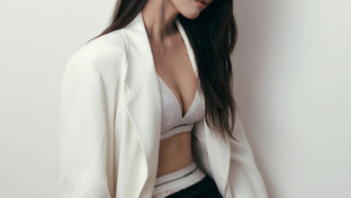 한혜진언더웨어화보보디스레이어한섬