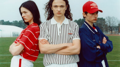 엄브로문선협업프레피스포츠룩