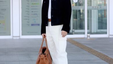 이진욱공항패션랄프로렌퍼플라벨