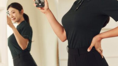 가을라운딩룩안소현프로화보