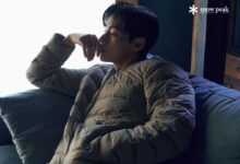 방탄소년단 뷔, 간절기 아우터 제안 14 뷔스노우피크화보