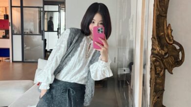 기은세패션니트팬츠스타일링