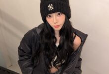 카리나 겨울 잇템, ‘미야옹 비니’ 품절 대란 11 카리나미야옹비니MLB