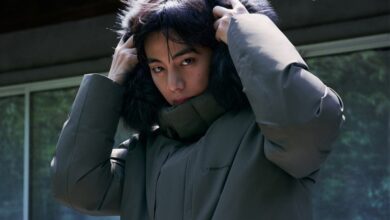 스노우피크, 박규영·뷔의 프리미엄 다운 스타일링 11 뷔스노우피크어패럴패딩