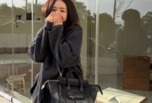 최지우패션코트스타일링