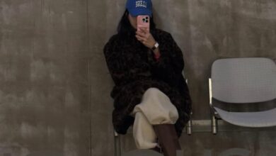 손나은퍼아우터스타일링손나은패션