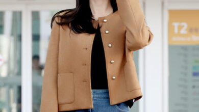 이주빈, 화사한 출국길… 슬림한 데님 핏 9 이주빈공항패션