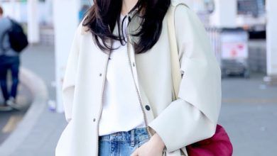 정채연공항패션정채연스타일