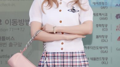 여자아이들미연공항패션비비안웨스트우드