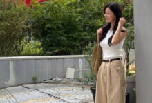 한지혜데일리룩한지혜사복패션