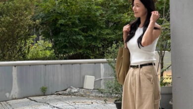 한지혜데일리룩한지혜사복패션