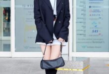 정소민공항패션, 가을패션,가을재킷스타일링