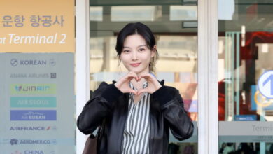 김유정, 레더 자켓과 데님으로 완성한 시크 공항패션 5 김유정공항패션