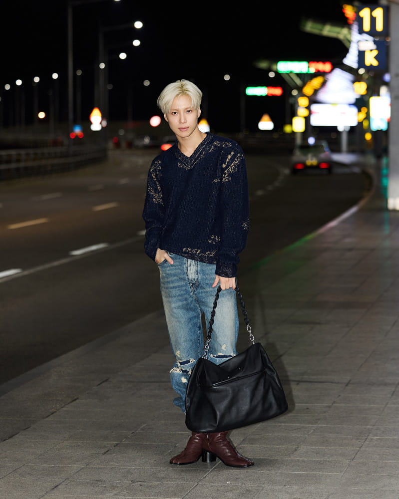 태민 공항 패션, 담백해서 더욱 눈길 1 20260928 Maison Margiela 1 1